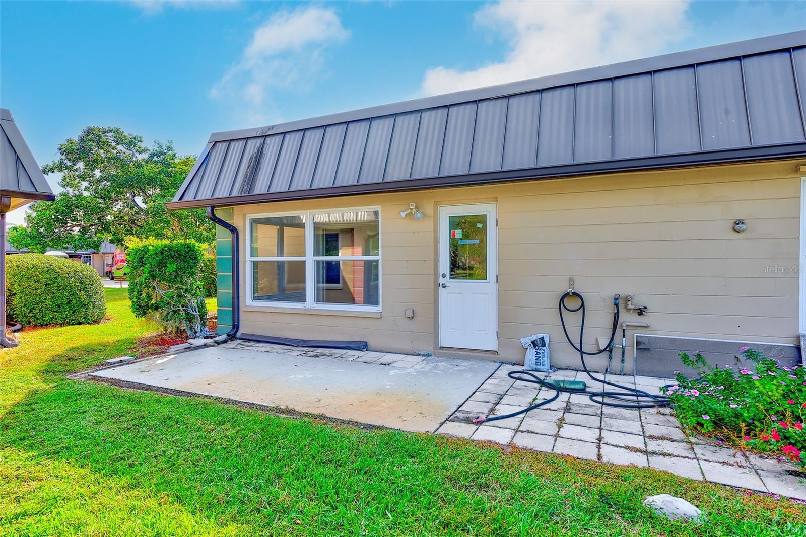 exterior back and patio