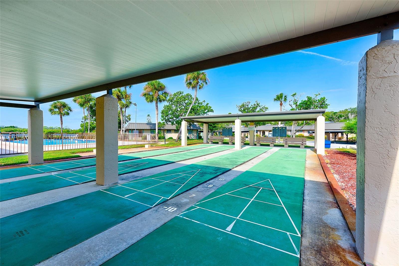 shuffleboard court
