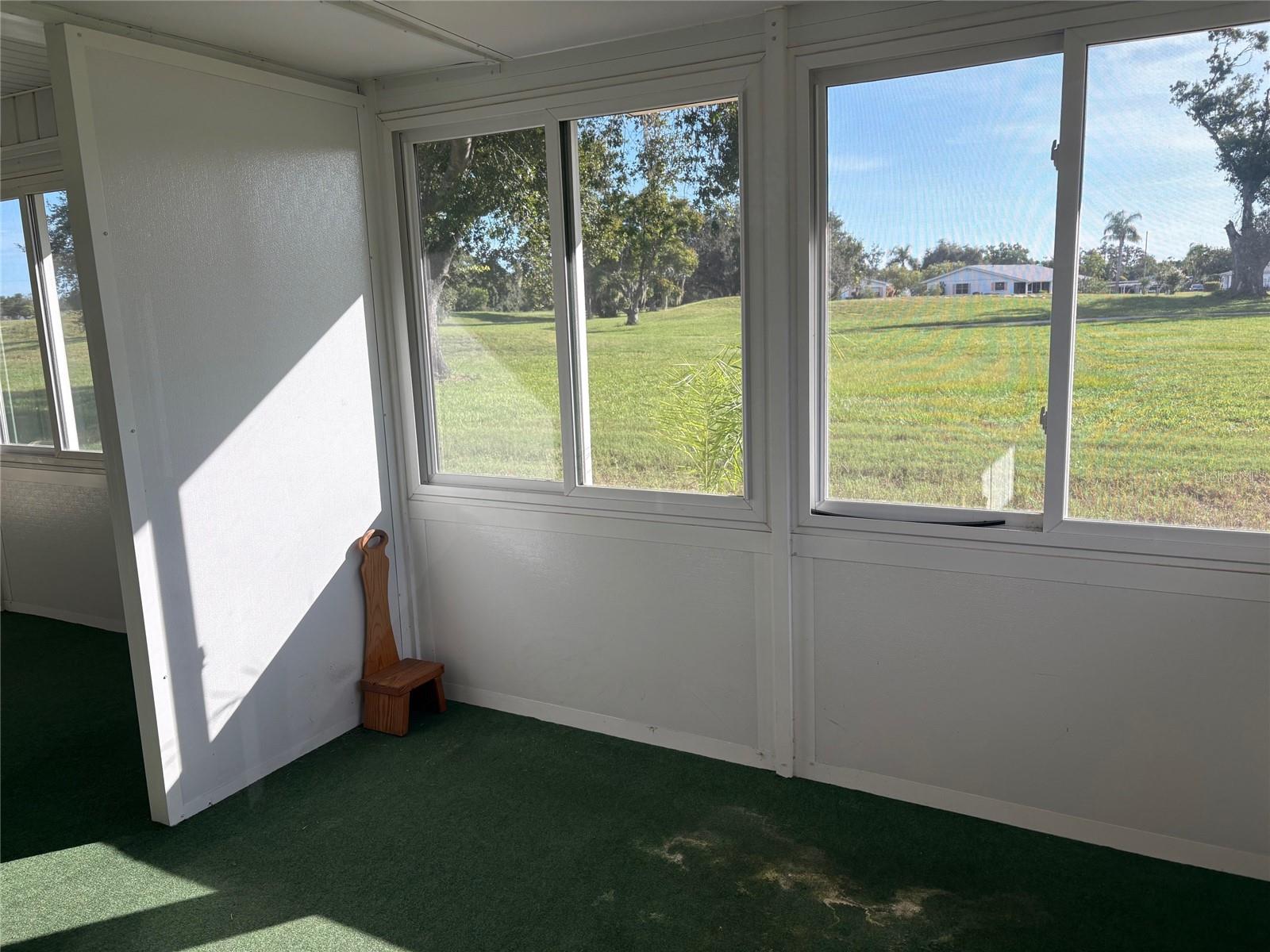 Lanai with Golf Cart Bay