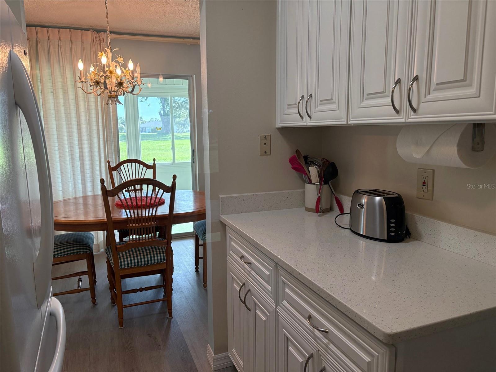 Kitchen with Dining room view