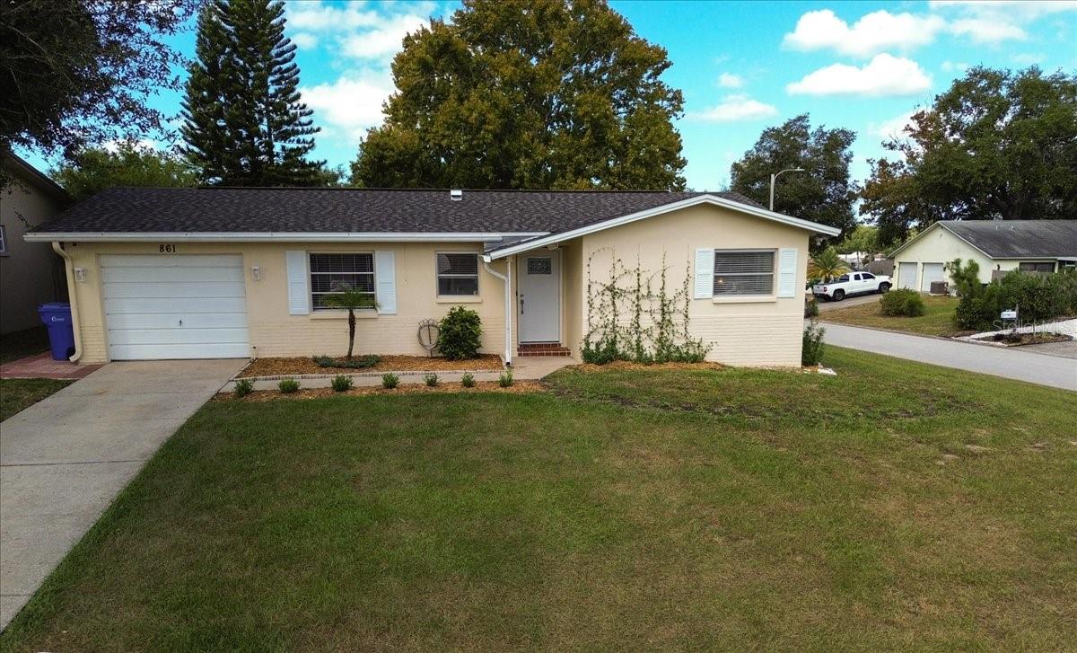 Front view of your new home