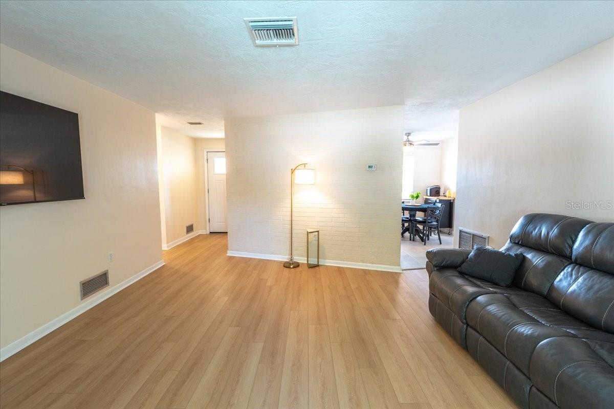 Long view of living room