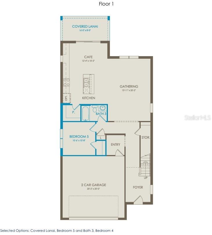 Pinecrest Floor Plan Rendering