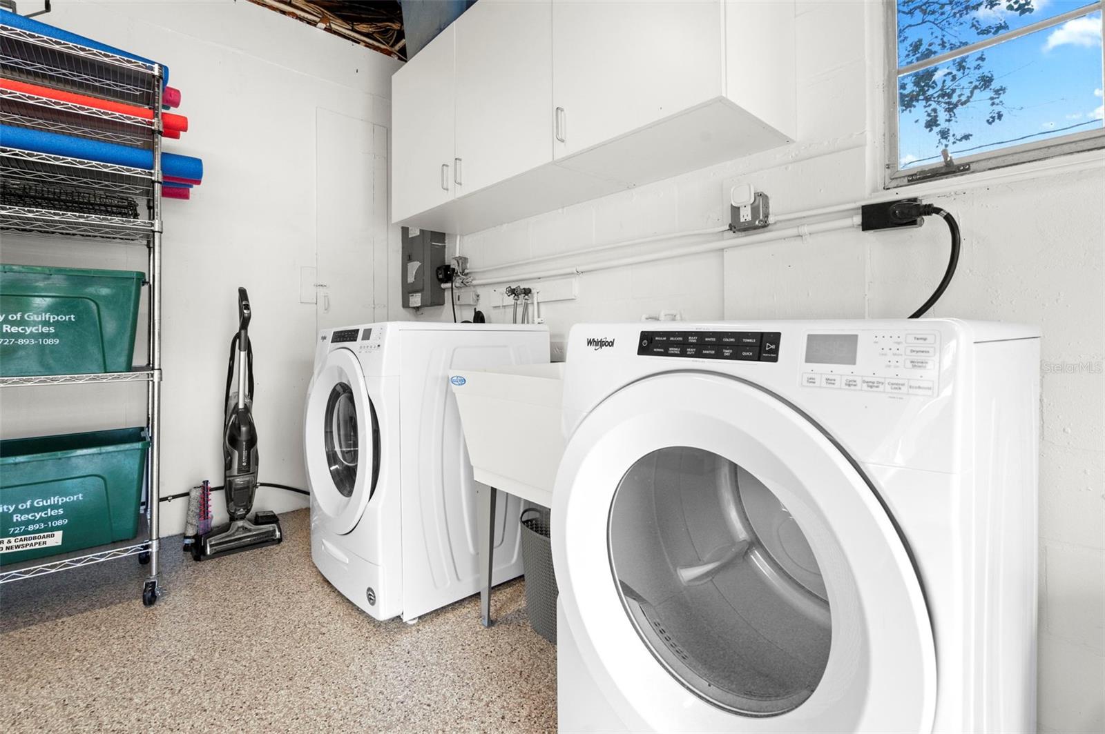 Washer and dryer are included in the sale!