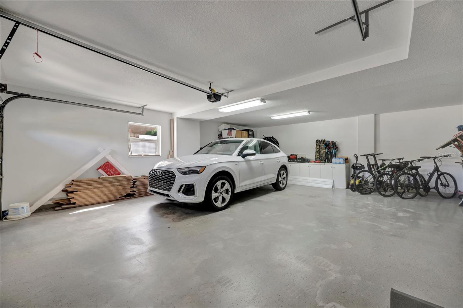 Two car garage