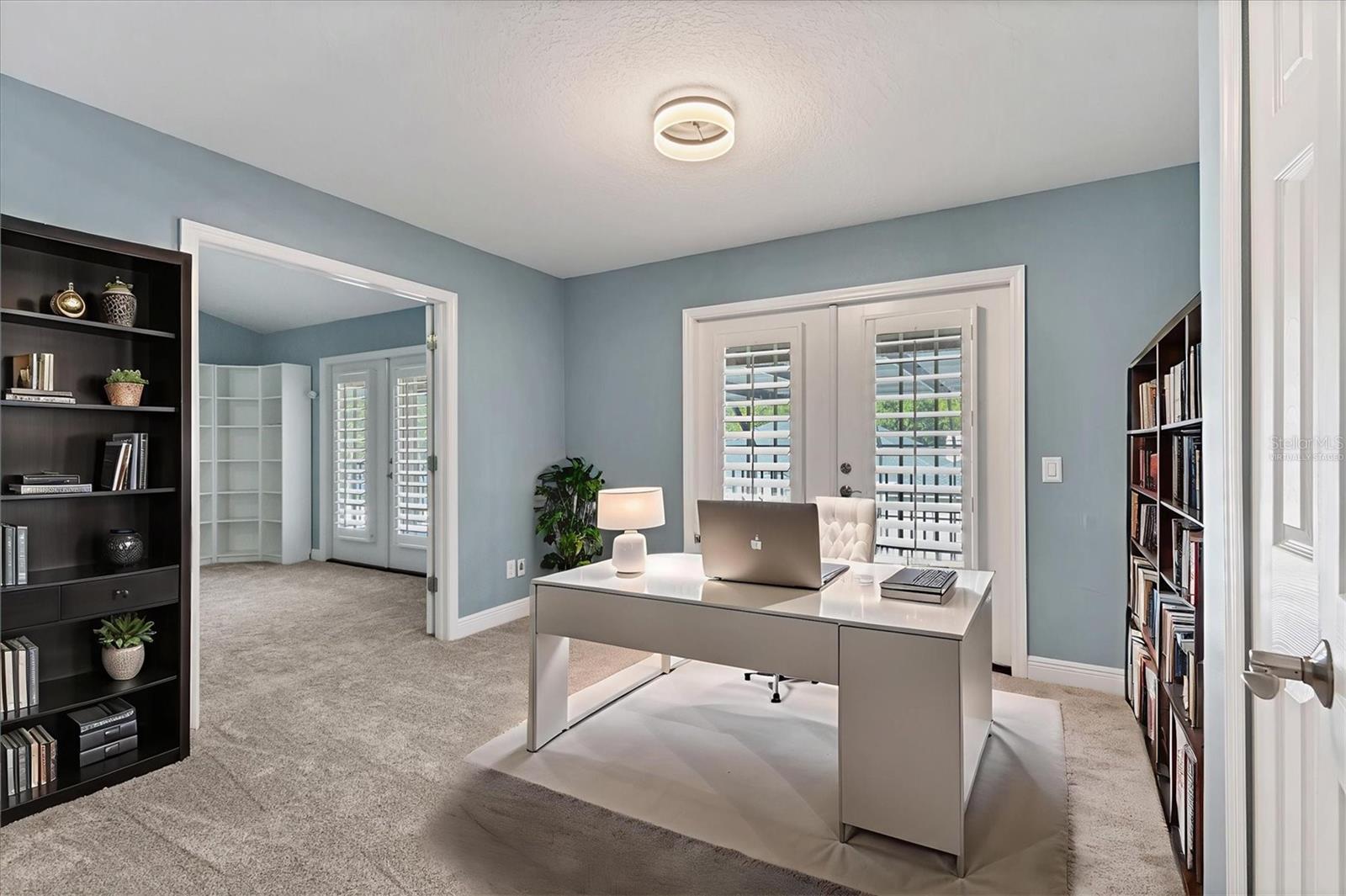 Adjoining bedroom virtually staged as an office but could be a nursery or den etc