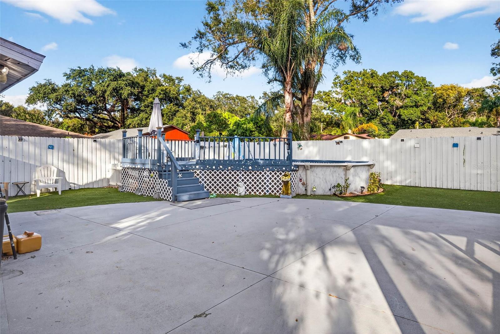 Rear Patio & Pool