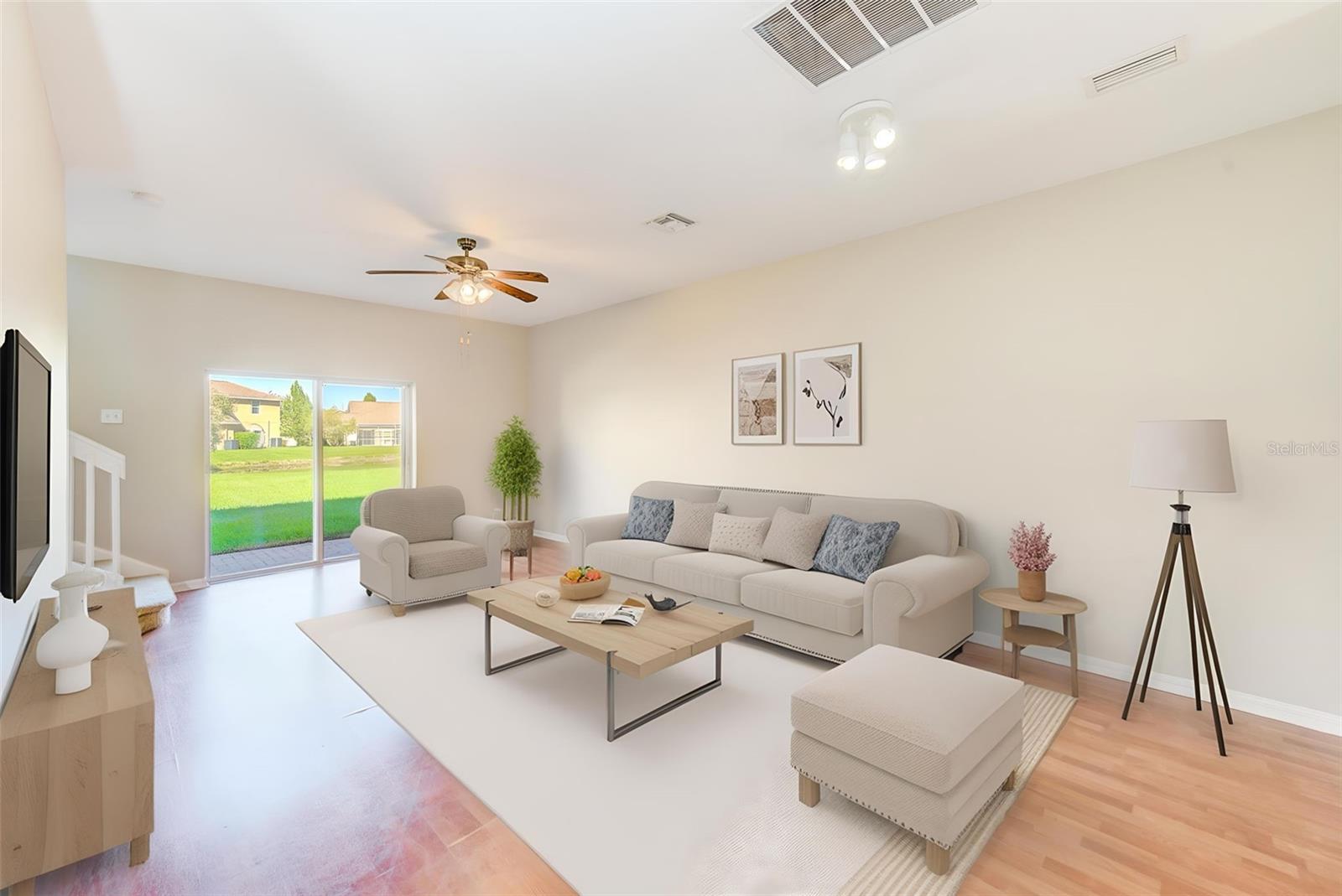 GREAT ROOM STAGED