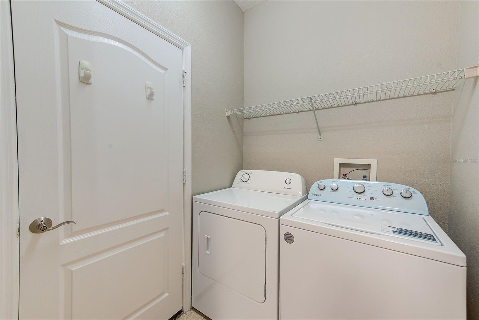 LAUNDRY ROOM INCLUDES WASHER & DRYER