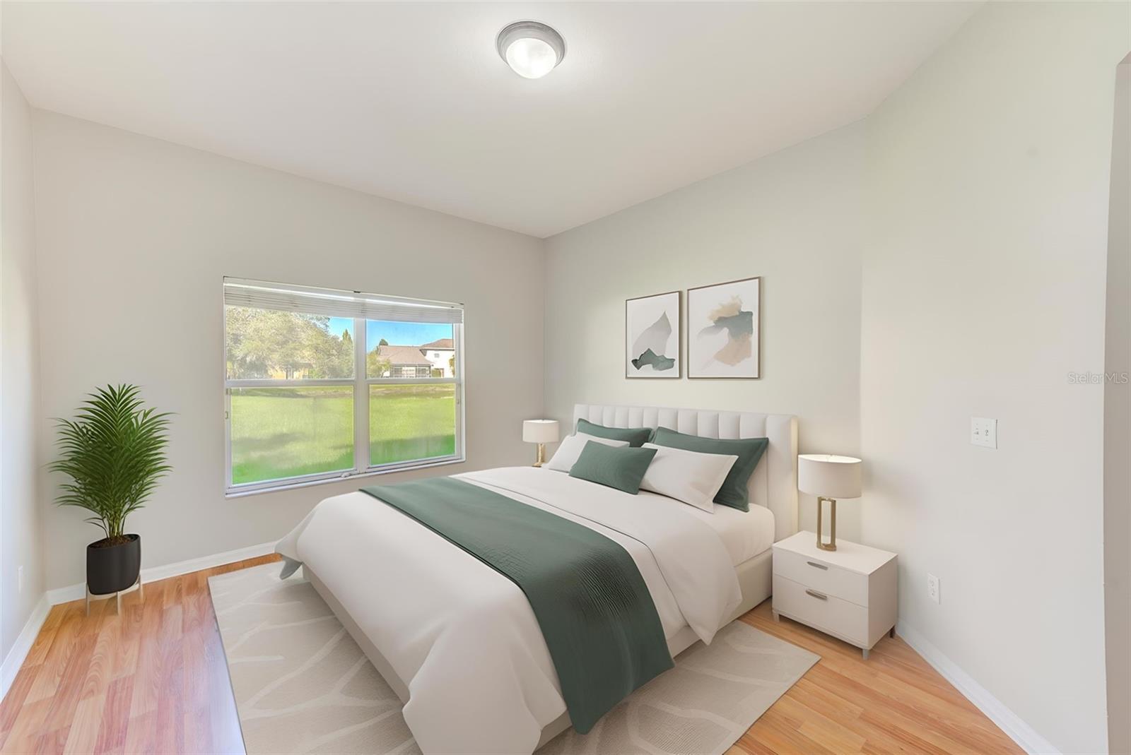 MASTER BEDROOM STAGED