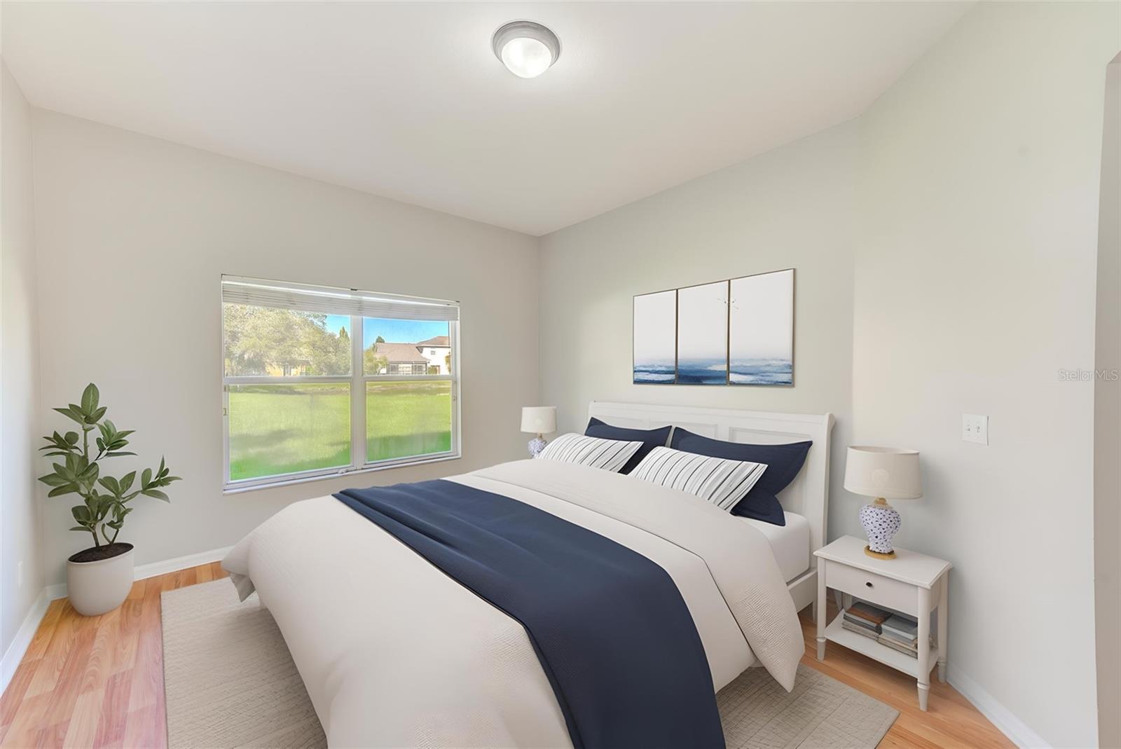 MASTER BEDROOM STAGED