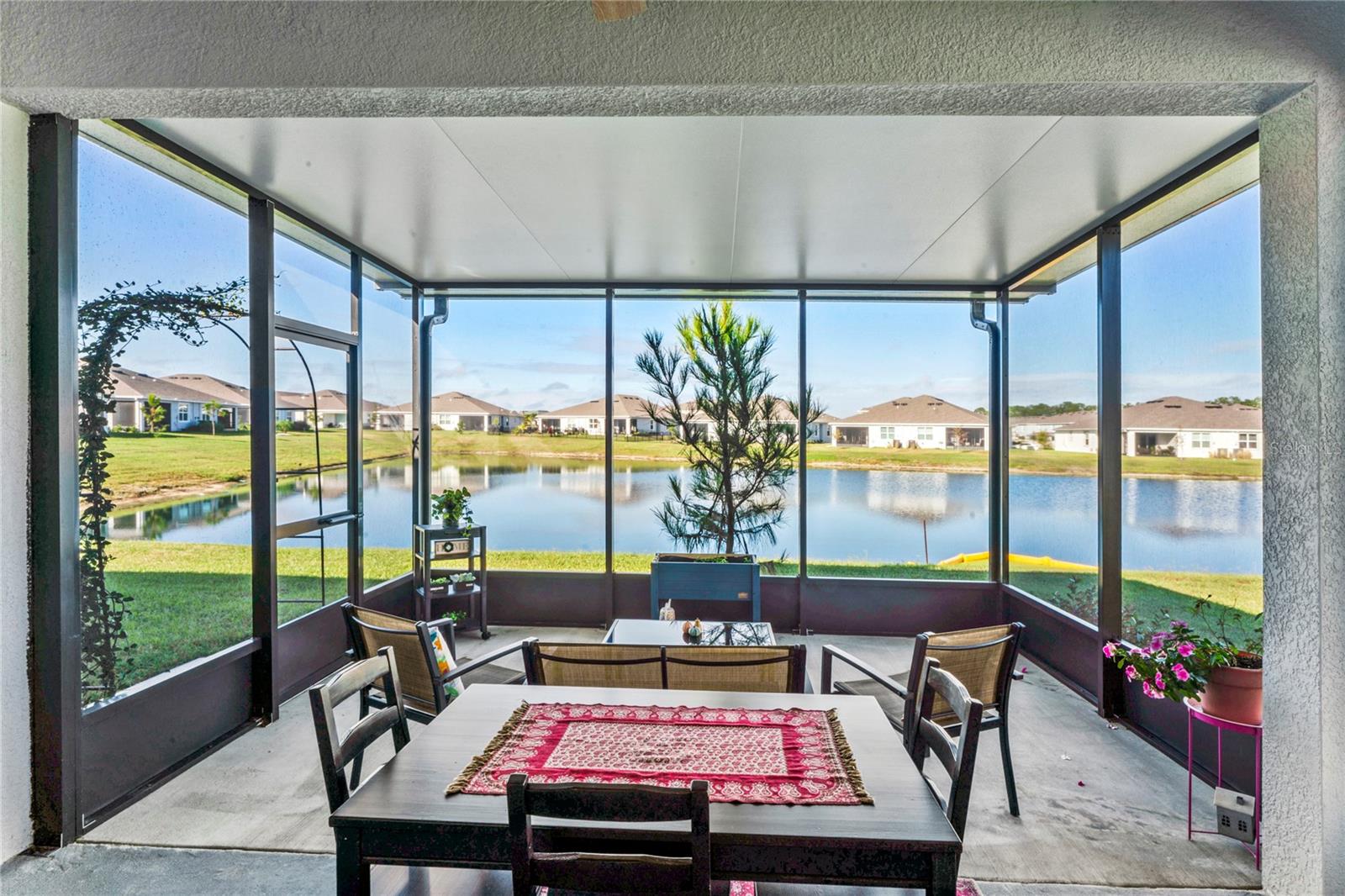 Covered and screened in Lanai