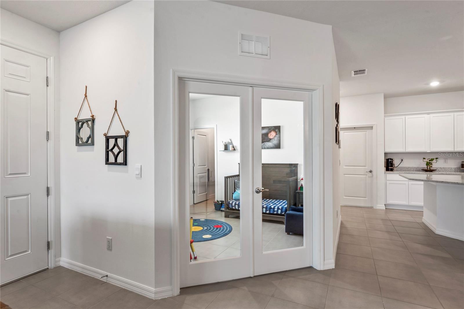 French Doors in Bedroom 2