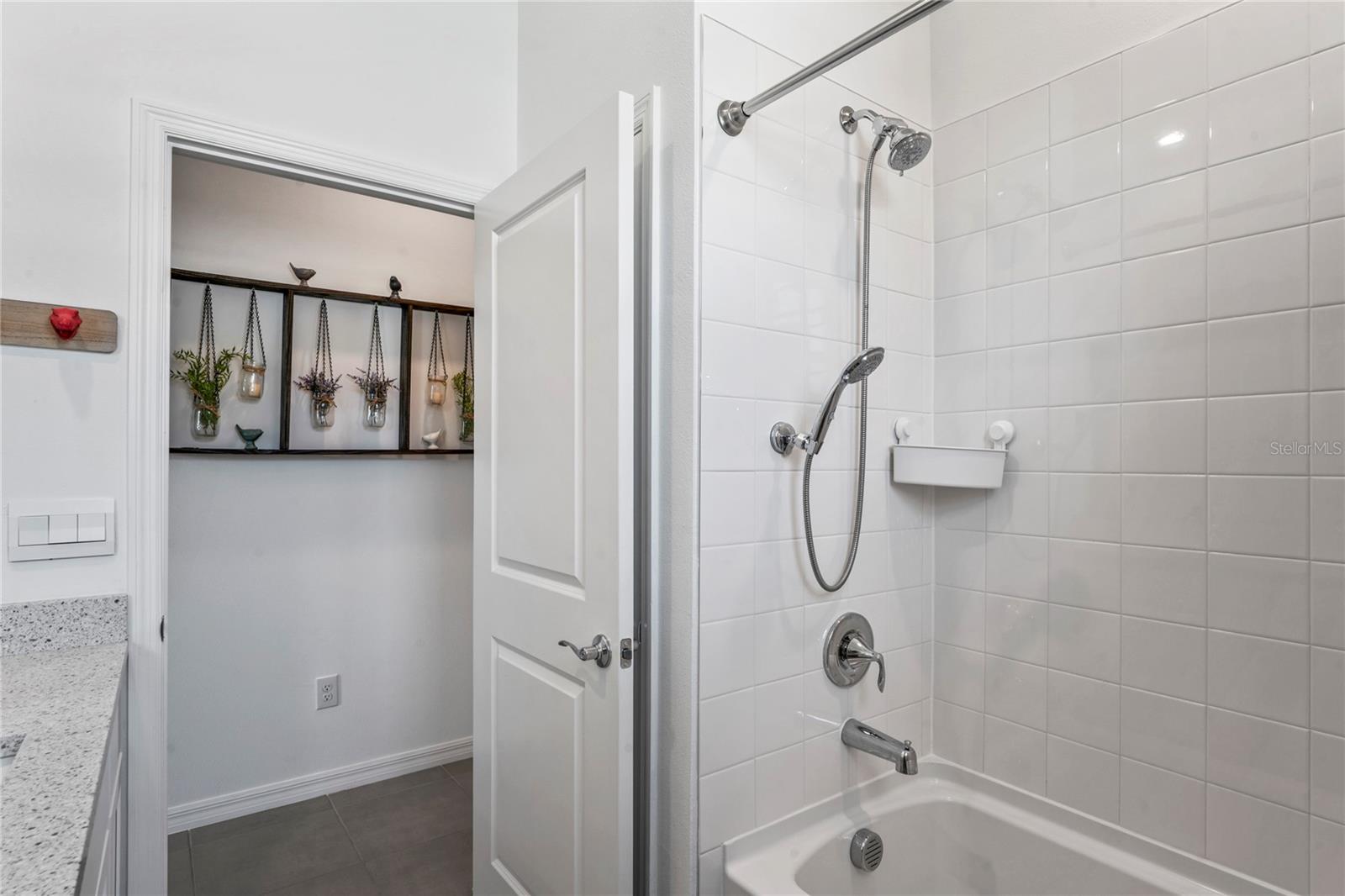 Bathroom 2 Shower with Tub