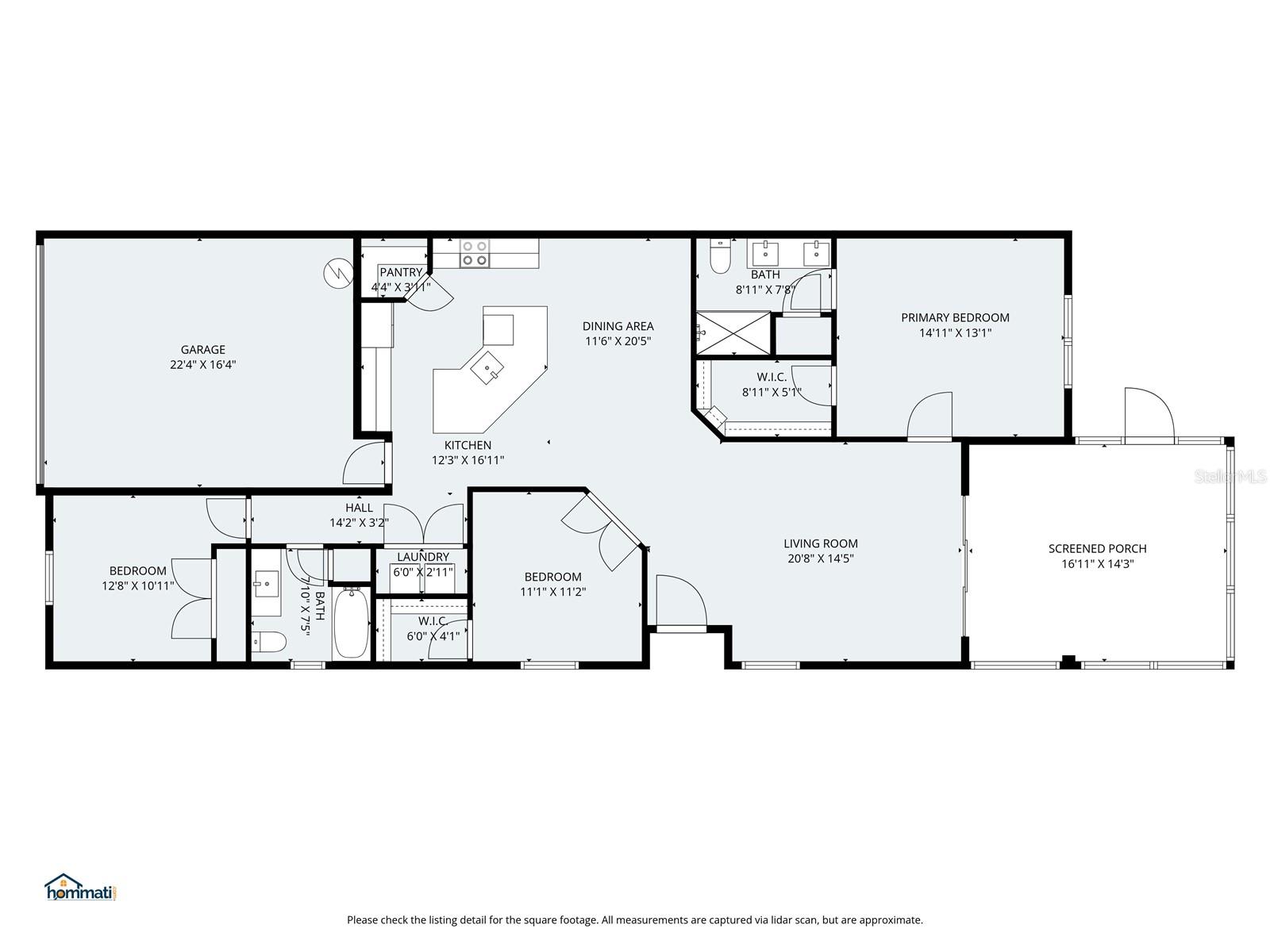 Floor plan with dimensions