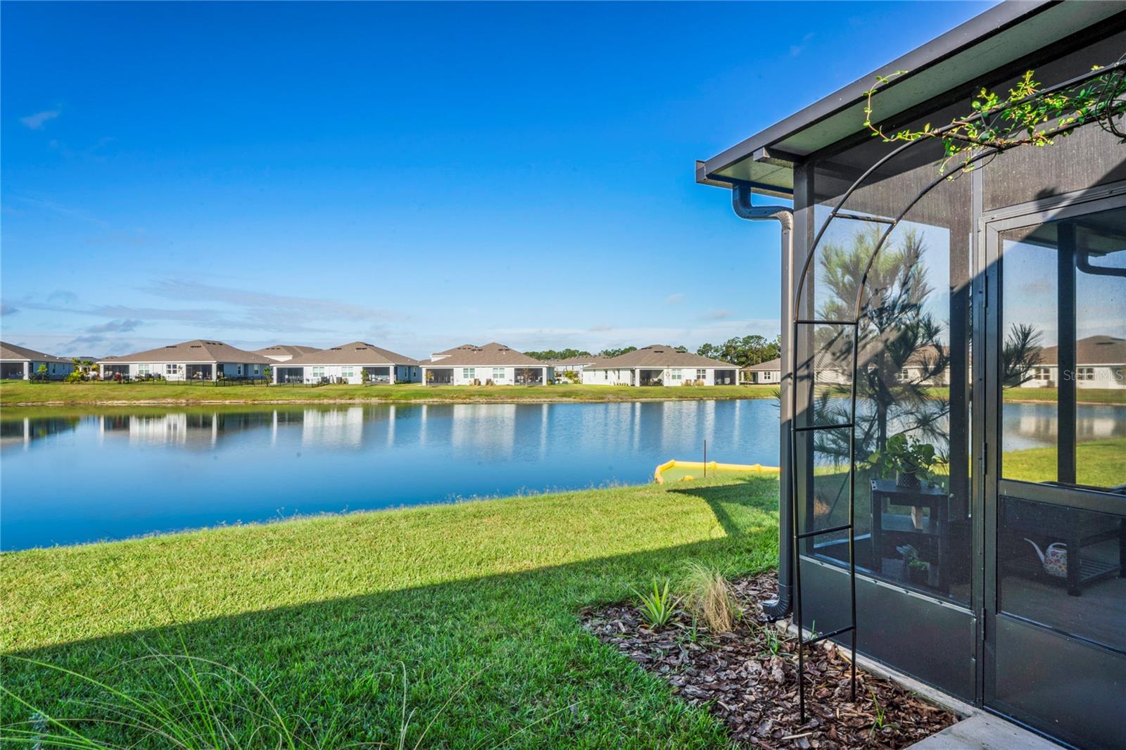 Back yard water view