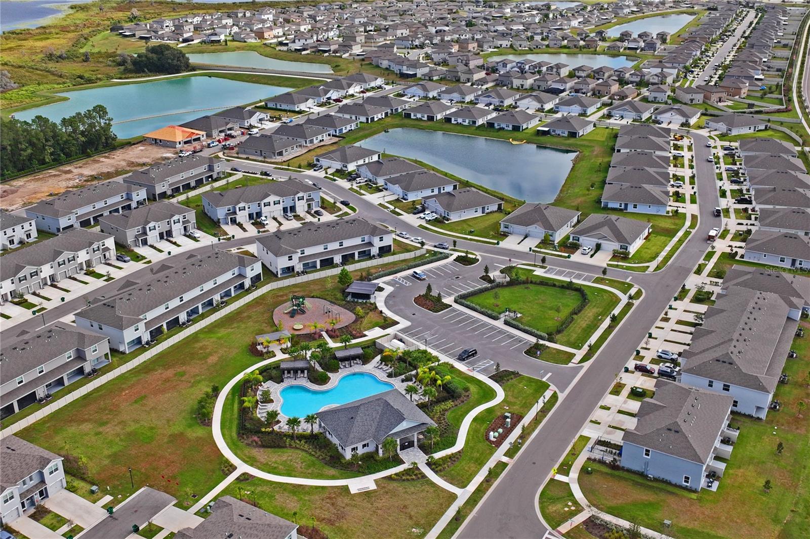 View of community and amenities center