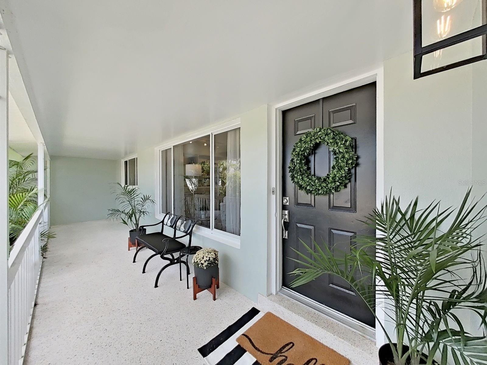 Front walk