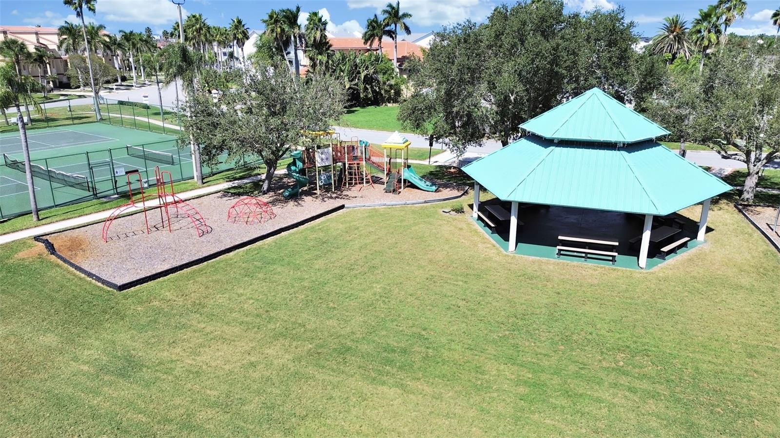 Charming local park at entry to cul-de-sac