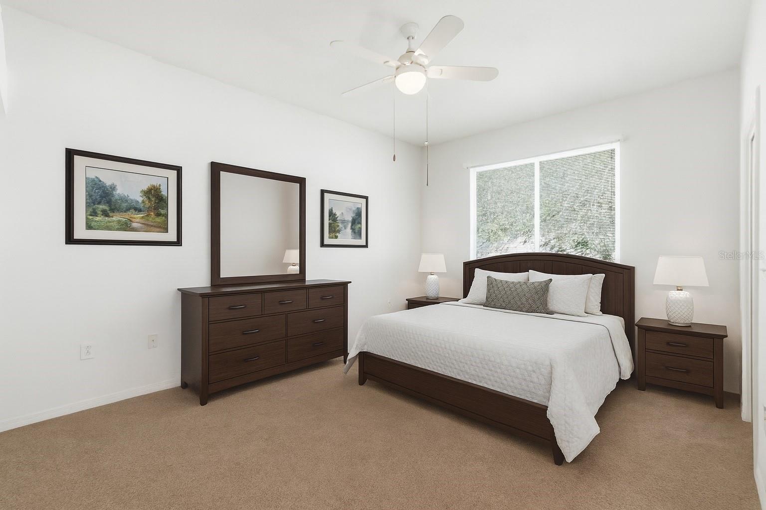 Virtual Staging Primary Bedroom