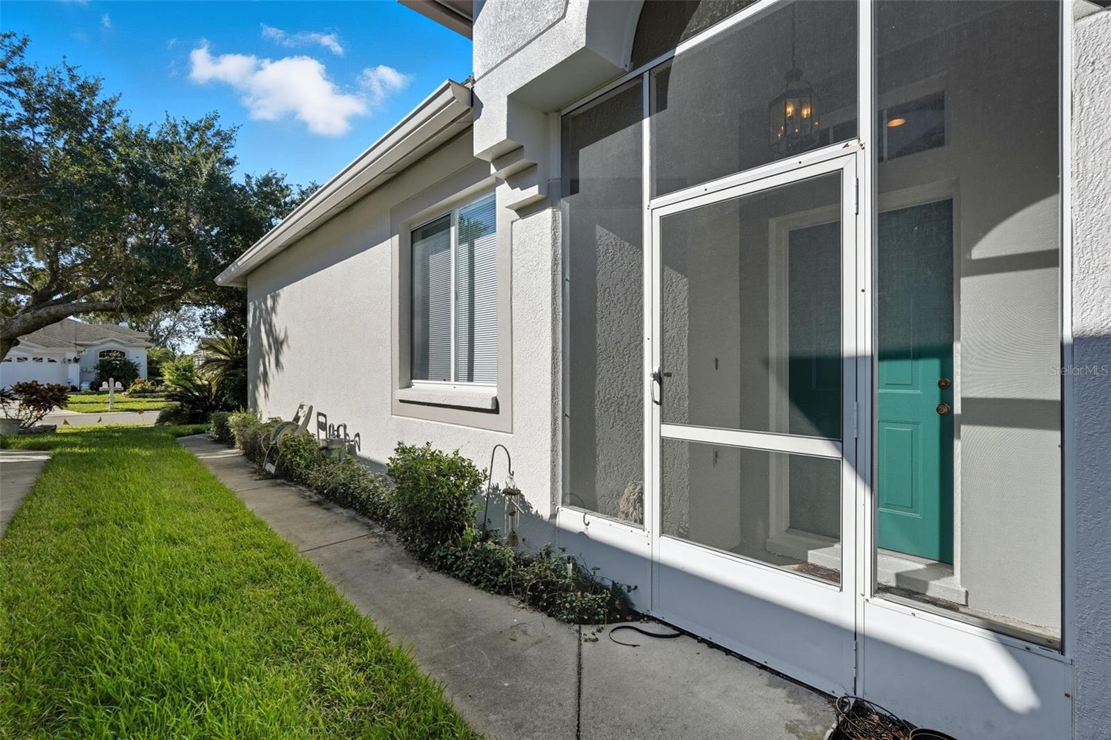 Sidewalk to front door