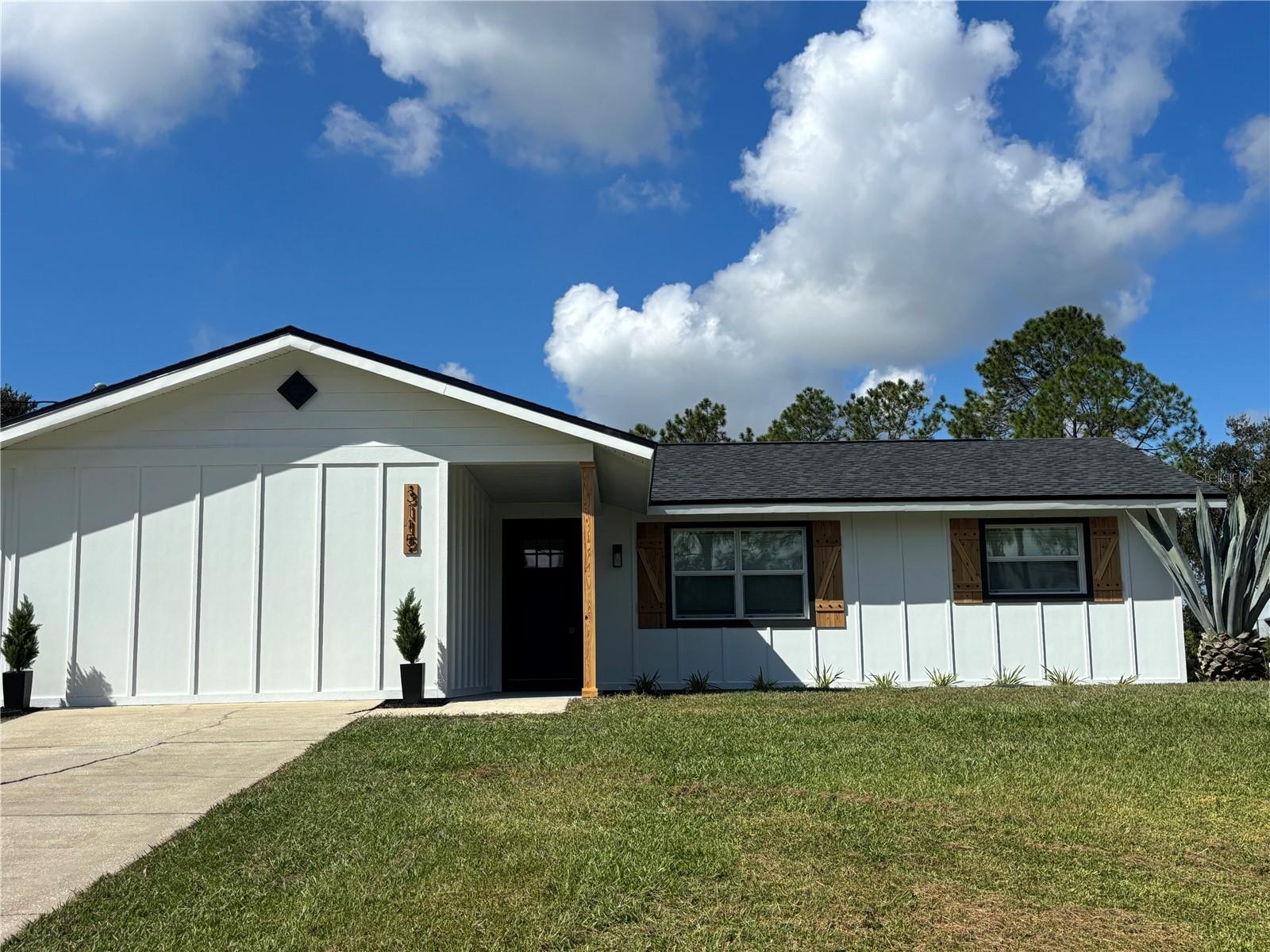Front of the house