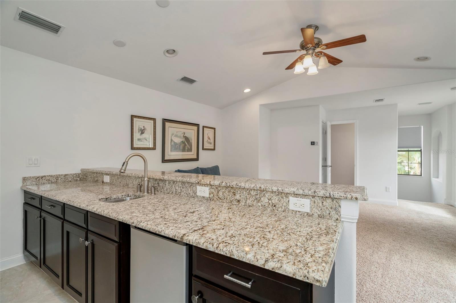 Loft wet bar