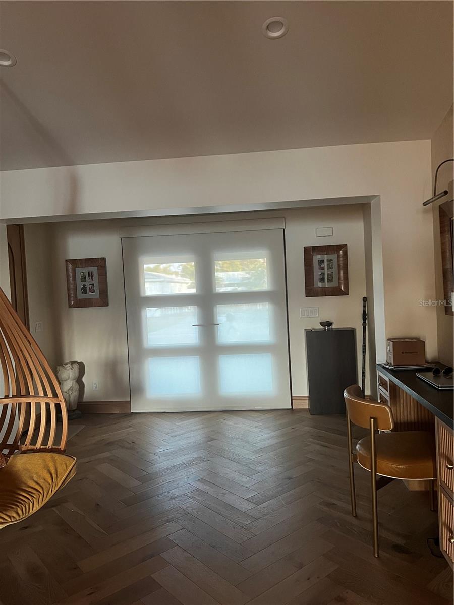 Entry and living room Before flood
