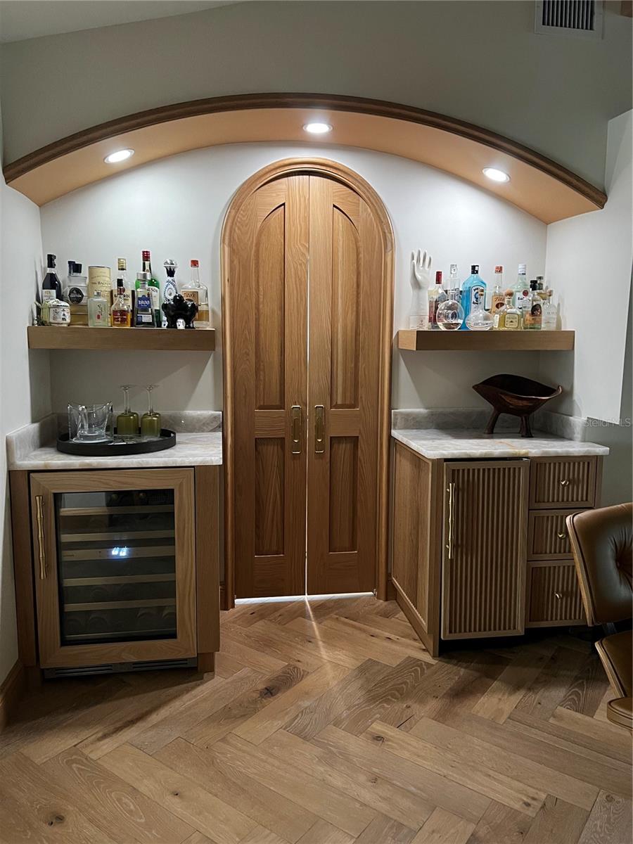 Bar area before flood
