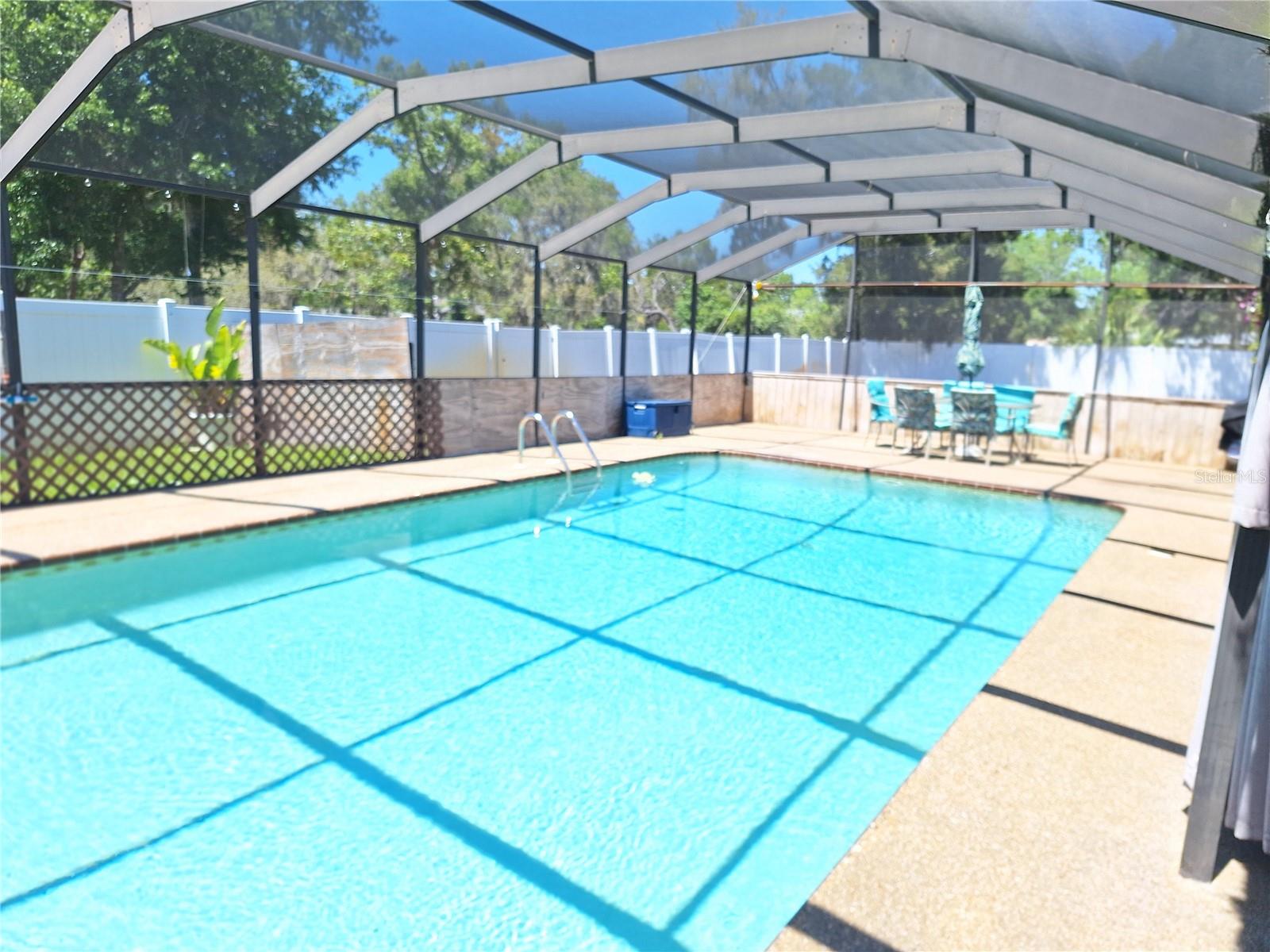 Open Patio area for Dining Next to Pool