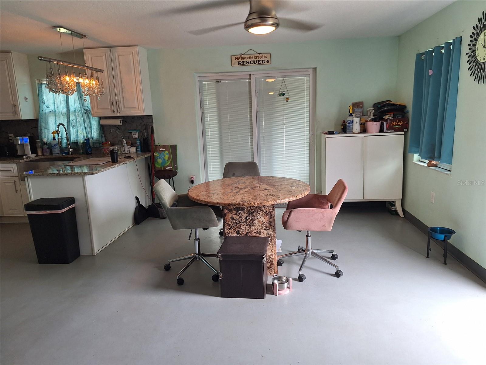 Dining Room is 13x13. Apartment has New A/C too