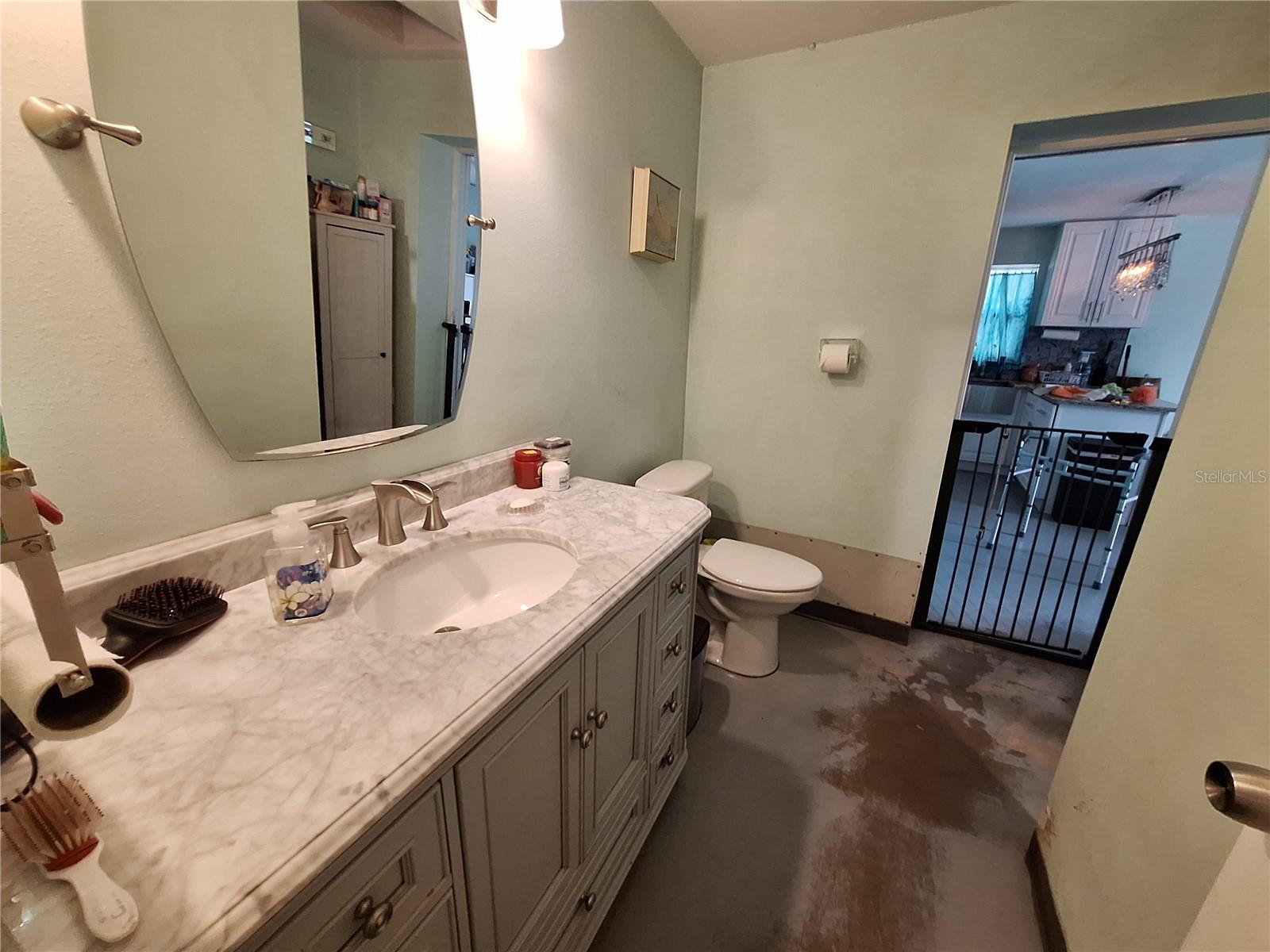 Apartment Bathroom with Newer Updates.