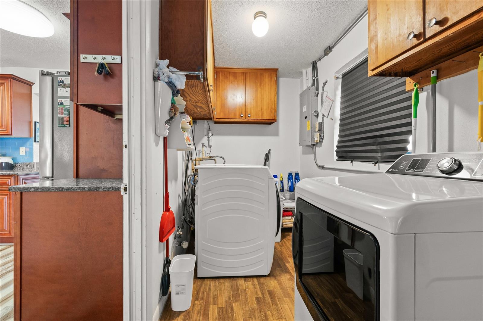 Garage Laundry Area Just off Kitchen