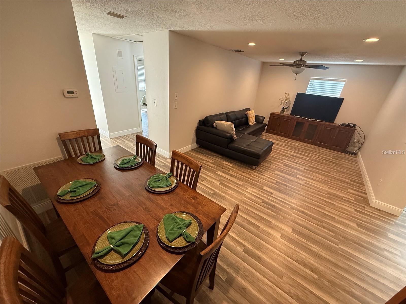 Dinning Area and Living Room