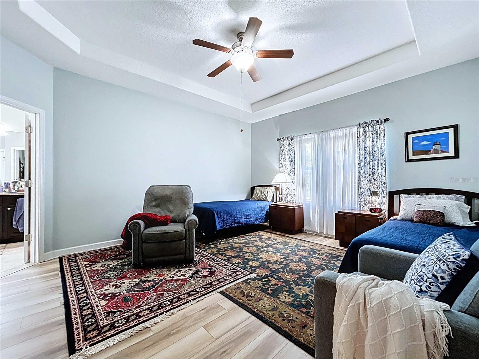 Primary Suite with Trey Ceiling