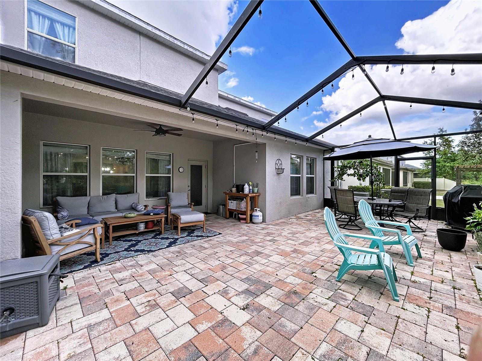 Oversized Pavered Lanai