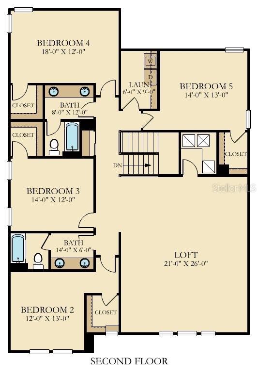 Floor Plan~2nd Floor