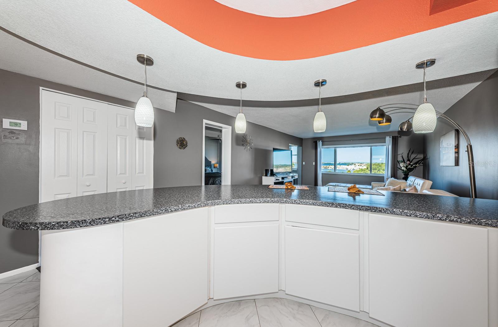 A chef's dream with a lot of counter space