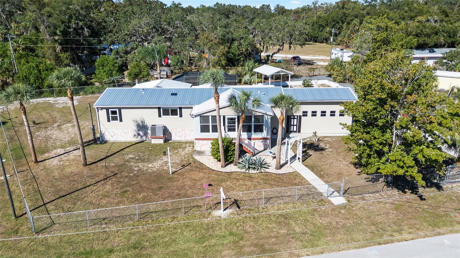 This could be your tropical fenced in oasis.