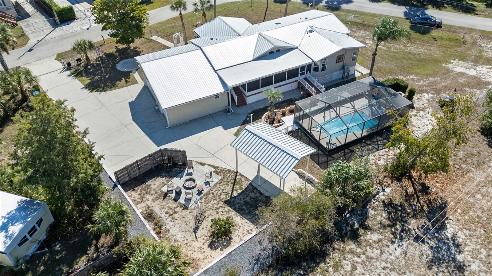 Ariel view of this spectacular home and property