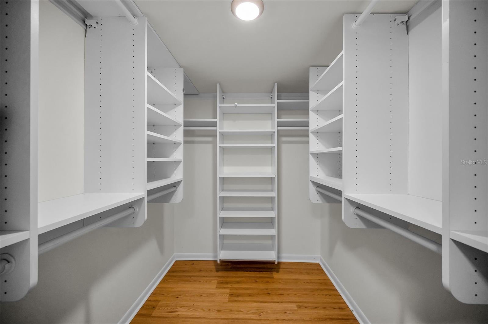 Primary walk in closet