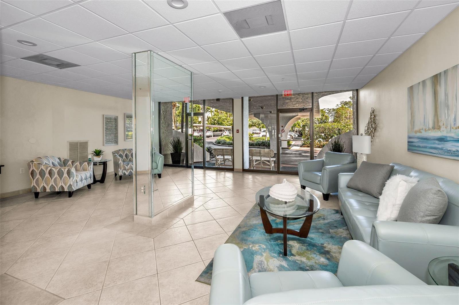 Front lobby
