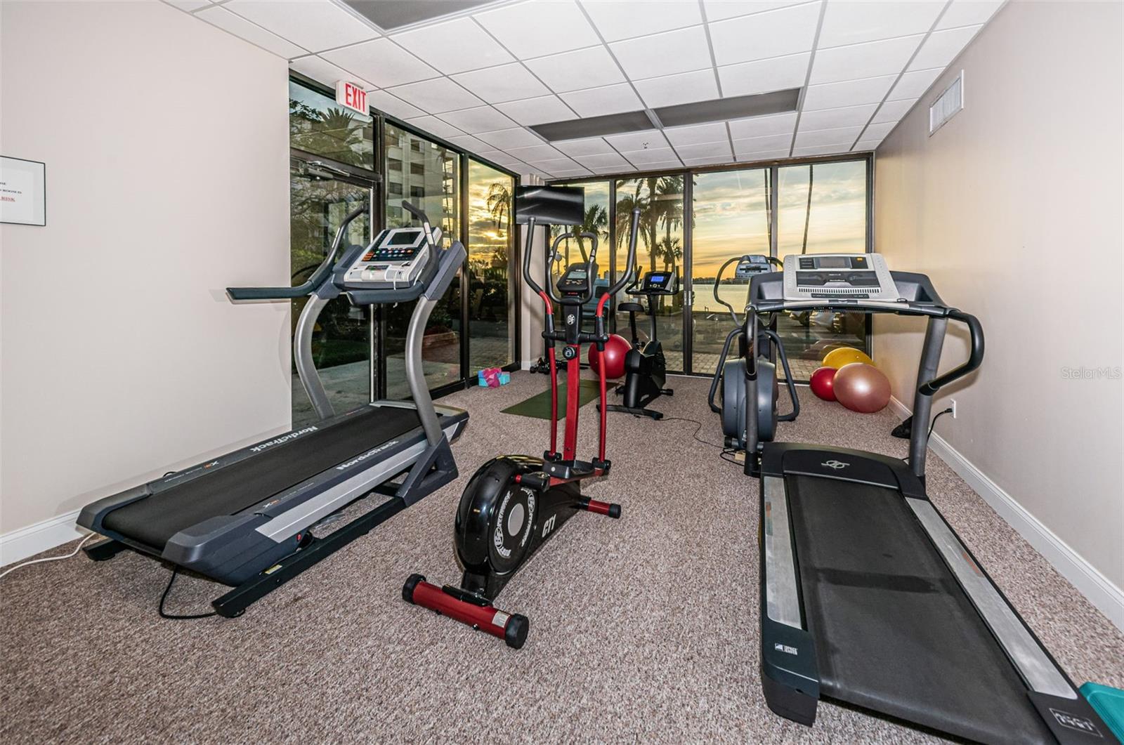 Clubhouse work out area
