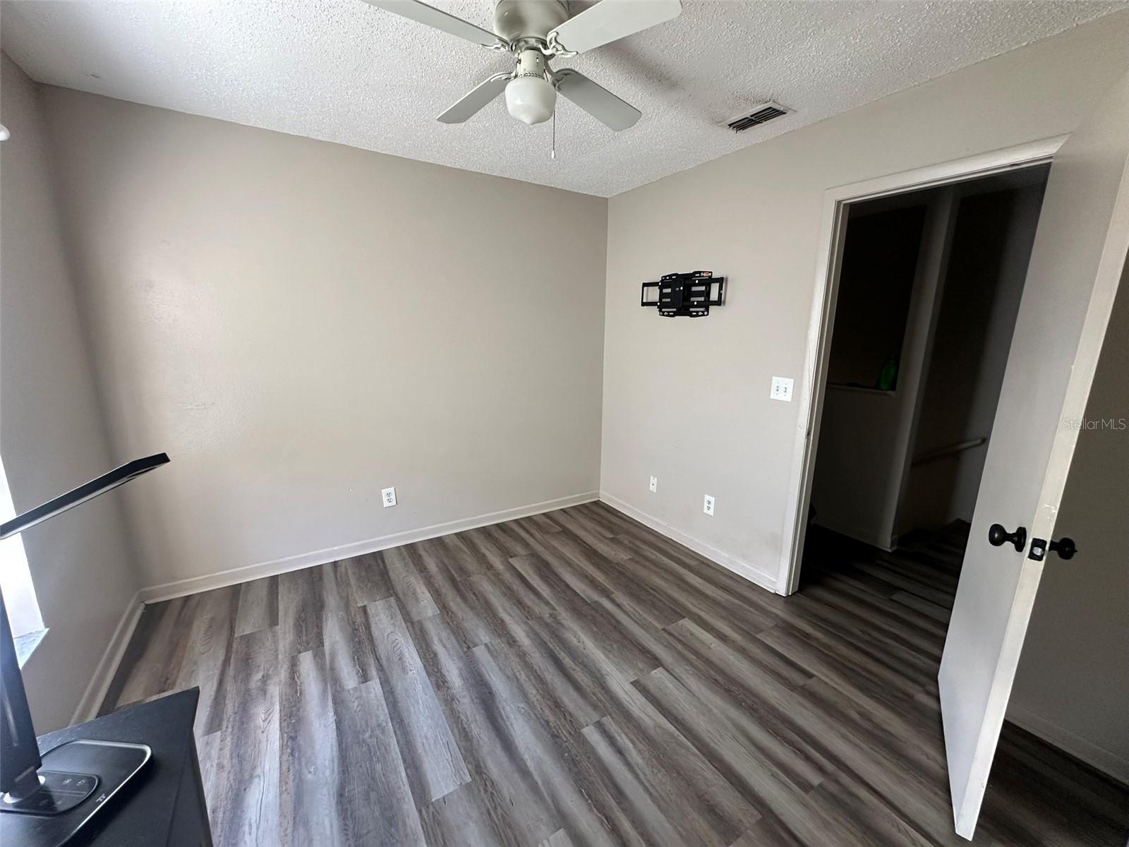 Bedroom #2 with Ceiling Fan!
