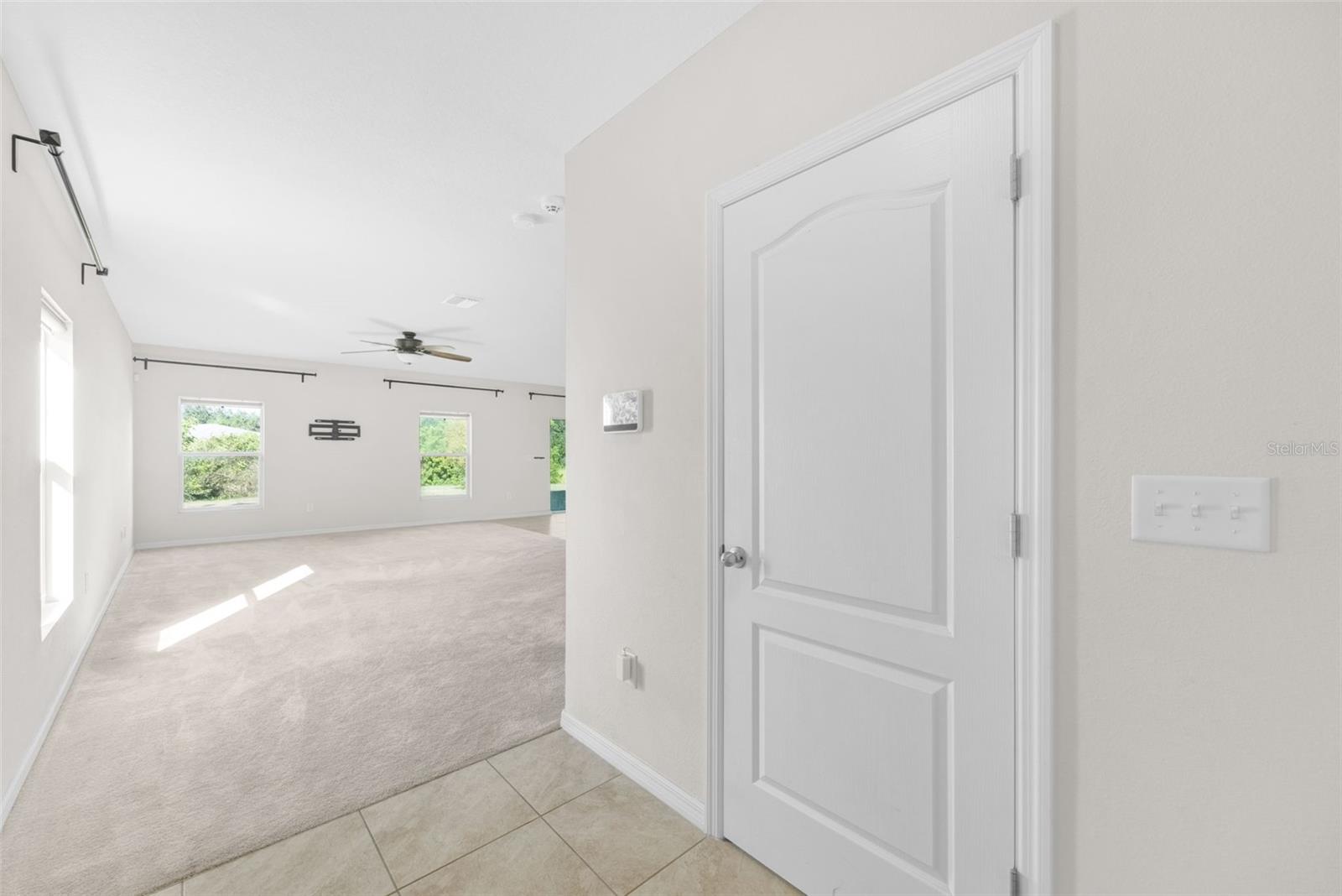 1/2 Bath from entryway to Living Room