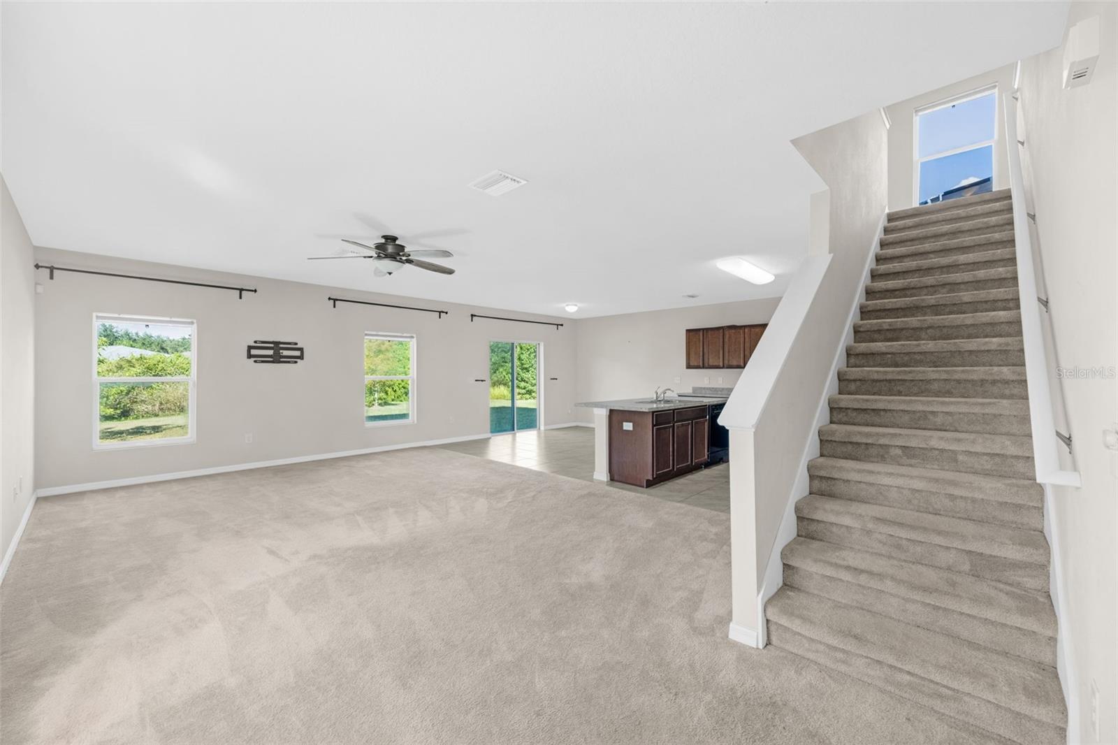 Kitchen/Living Room/Staircase