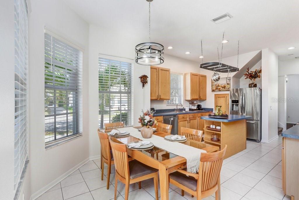 Breakfast Nook off of Kitchen