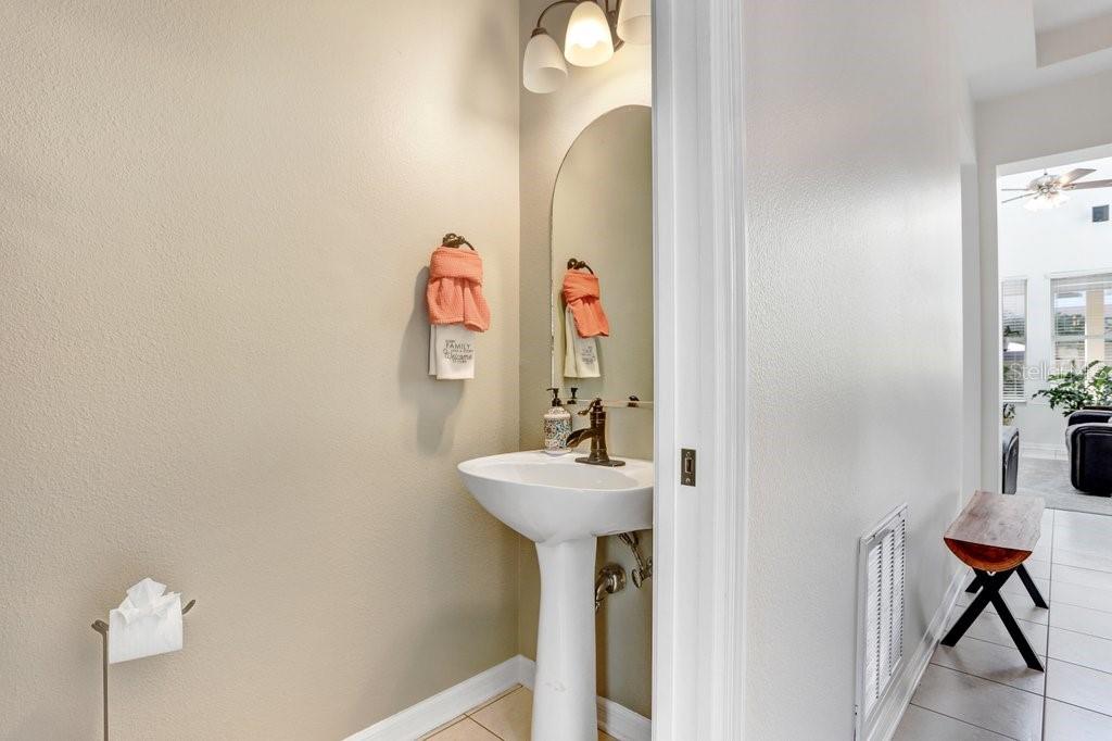 Half Bath off of Kitchen
