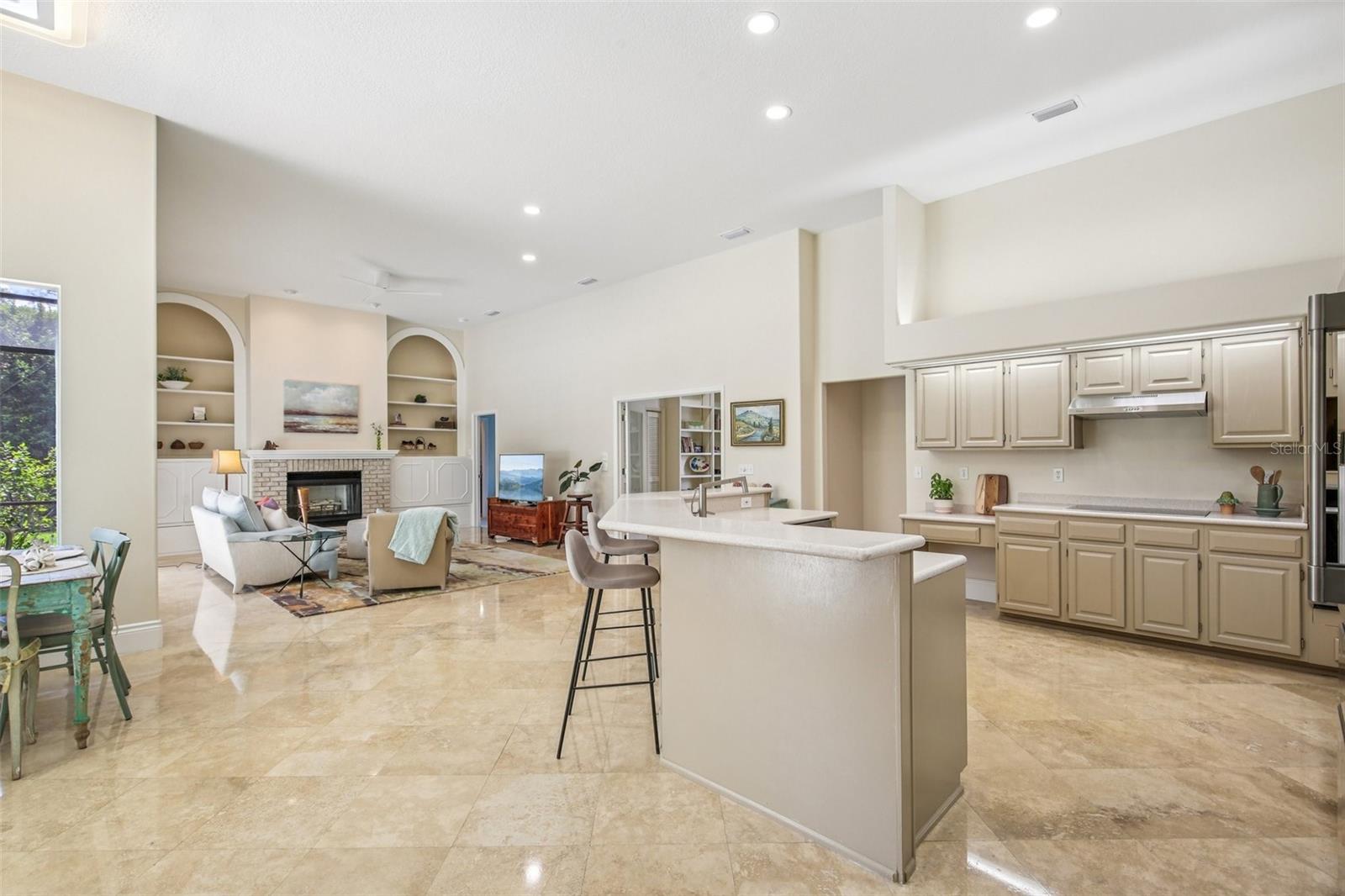 AMPLE STORAGE IN THIS KITCHEN!