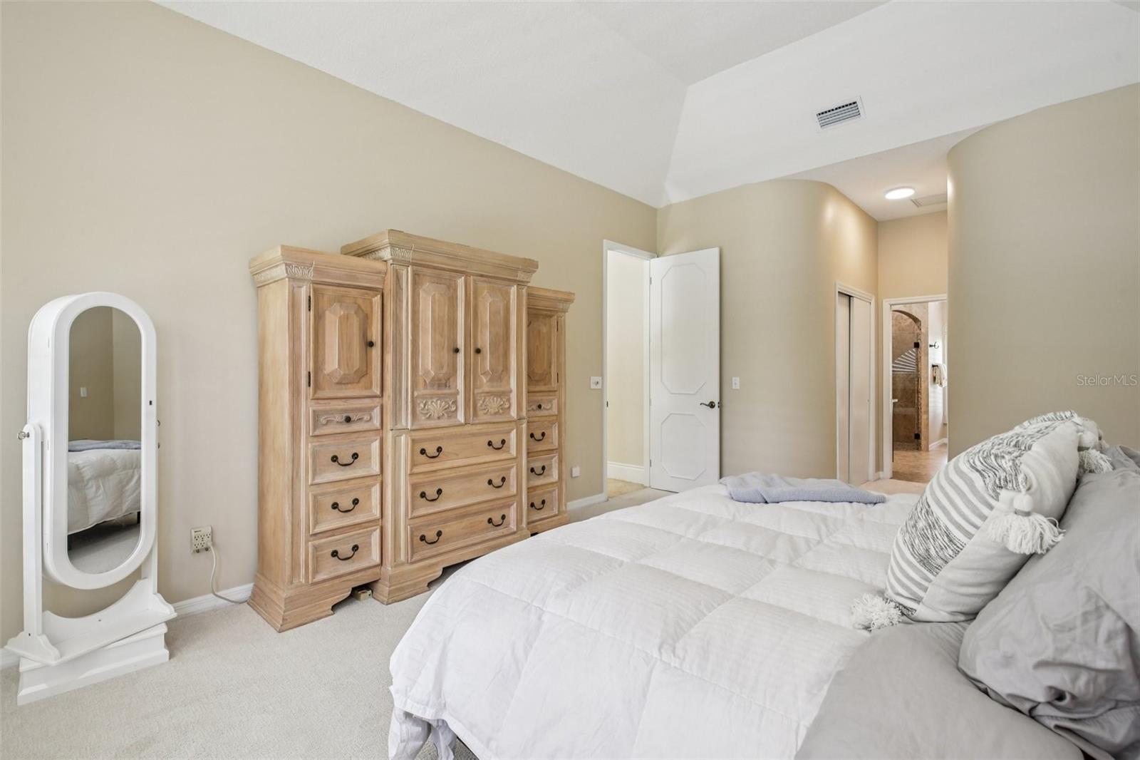 DUAL CLOSETS IN PRIMARY BEDROOM